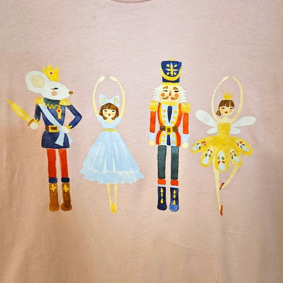 Christmas Nutcracker womens t shirt size L - Picture 2 of 5